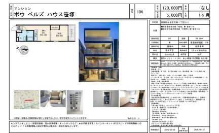 ボウベルズハウス笹塚 301号 0