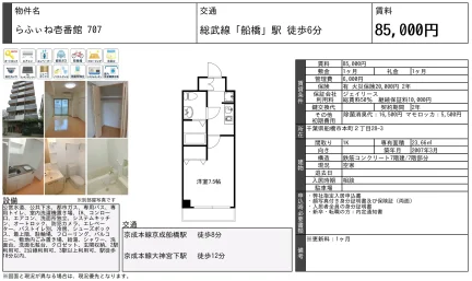 らふぃね壱番館 707 707 0