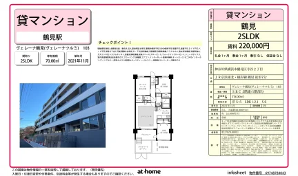 ヴェレーナ鶴見(ヴェレーナツルミ) 103号 0