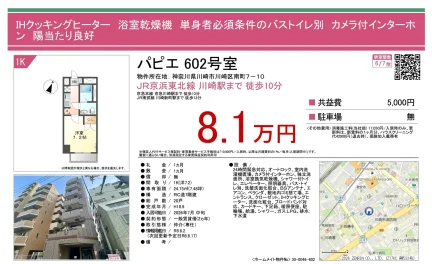 寺のパピエ 602号 0