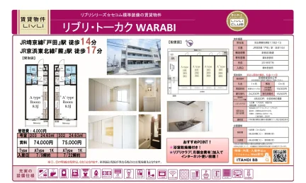 リブリ・トーカク WARABI 203号 0