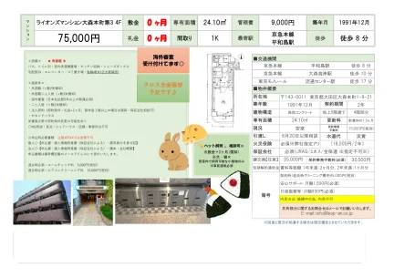 ライオンズマンション大森本町第3 4号 0