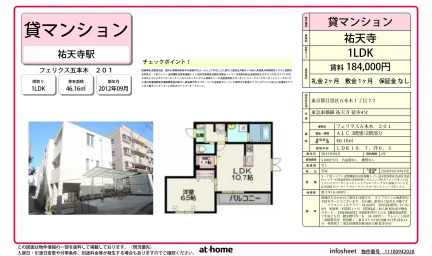 フェリクス五本木 201 201号 0