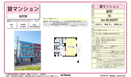 金町ヒルズA 304号 0