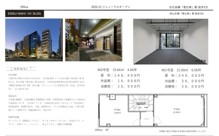 EBISU-NISHI 110 BLDG. 401号 0