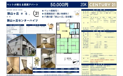 狭山ヶ丘センターハイツ 107号 0