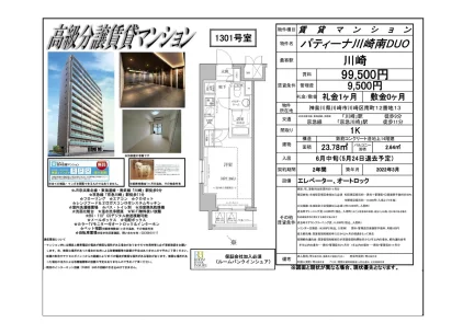 パティーナ川崎南DUO 0