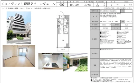 ジェノヴィア川崎駅グリーンヴェール 907 0