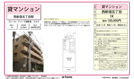 プレール・ドゥーク西新宿 305 305号 0
