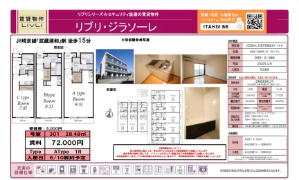リブリ・ジラソーレ 301号 0