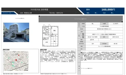 アエラス 石川台 205号室 205号 0