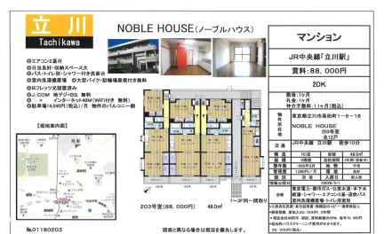 NOBLE HOUSE 203号 0