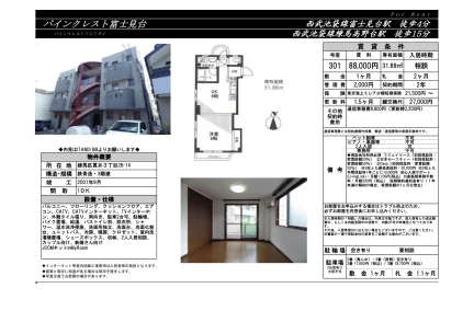 パインクレスト富士見台 301 0