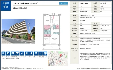 レジディア東松戸 0304号 0