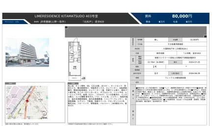 ライムレジデンス 北松戸 403号 0