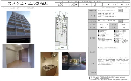 スパシエ・エル新横浜 806 0
