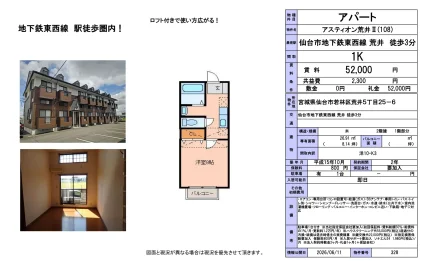 アスティオン荒井 Ⅱ (108) 108号 0