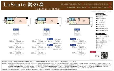 ラ・サンテ 鵜の森 101号室 0