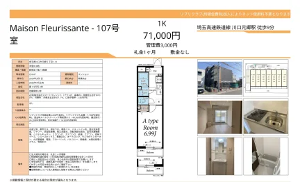 メゾンフルリサンティーヌ - 107号 107号 0