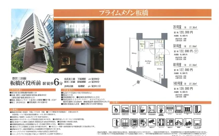 プライムメゾン板橋 1401号 0