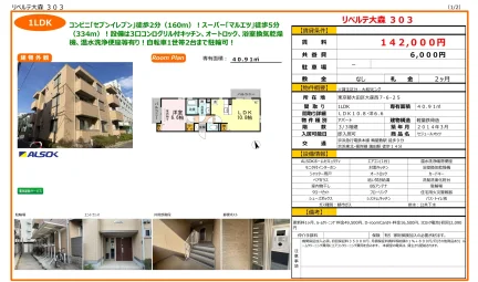 リベルテ大森 303 303 0