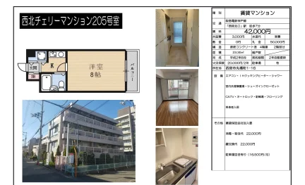 西北チェリーマンション 205号 0