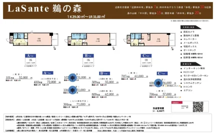 LaSante 鵜の森 707号 0