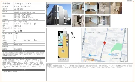 メルヴェーユ東八番丁 306号 0