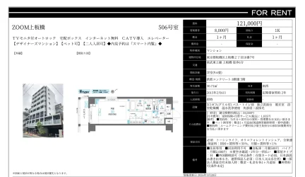ZOOM上板橋 506号 0