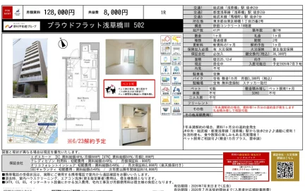 プラウドフラット浅草橋III 502 502号 0