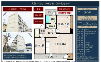 大蔵谷住宅【報酬３０万円】 0