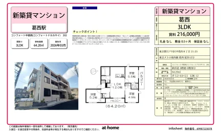 コンフォート中葛西 202号 0
