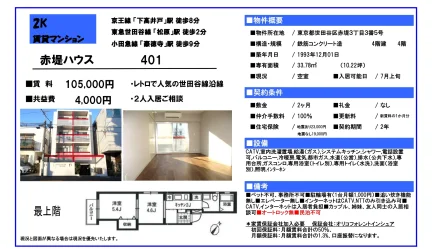 赤堤ハウス 401 401 0