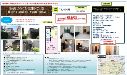 野瀬の家 102号 0