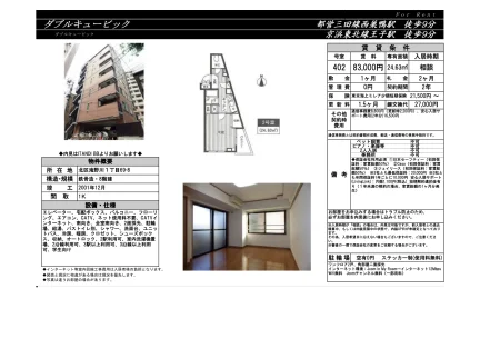 ダブルキュービック 402号 0