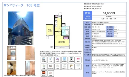 サンパティーク 103号 0
