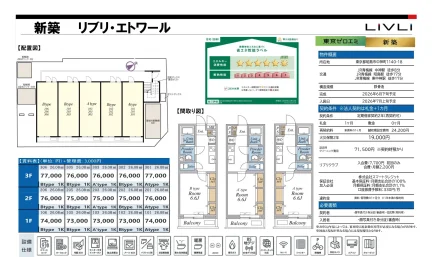 リブリ・エトワール 201号 0