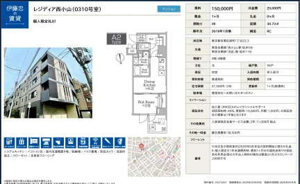 レジディア西小山 0310号 0