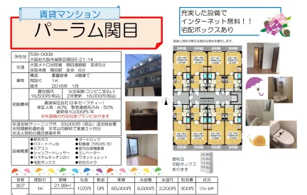 パーラム関目 307号 0