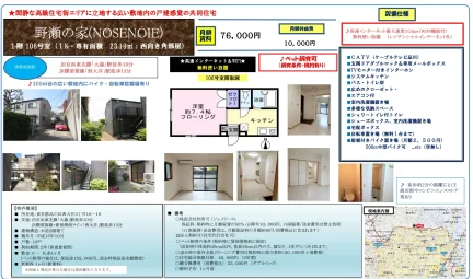 野瀬の家 106号 0