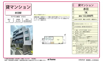 ラクラス赤羽 404 404号 0