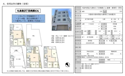 大阪府大阪市西区九条南3丁目 ビル 0