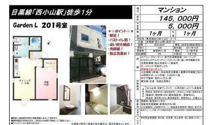 ガーデン 201号室 201号 0