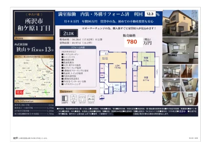 所沢市和ケ原1丁目3106-22 0
