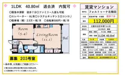 フォルトゥーナ北梅田 0