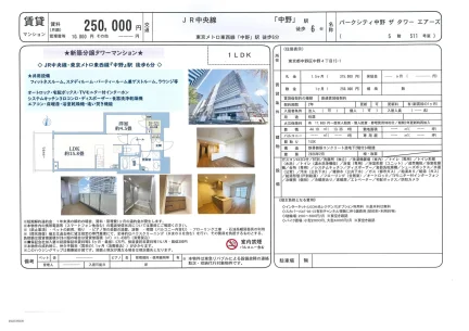 パークシティ中野 ザタワー エアーズ 511号 0
