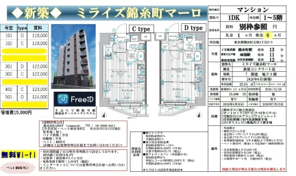 ミライズ錦糸町マーロ 101号 0