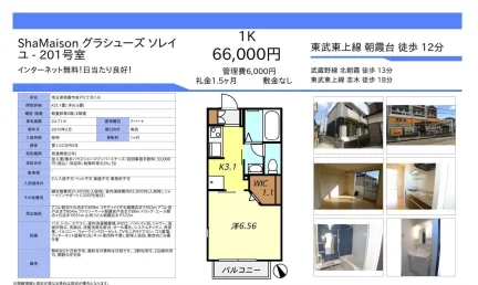 ShaMaison グラシューズソレイ 201号室 0