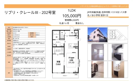 リブリ・クレール 202号 0
