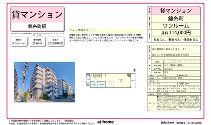 プレール・ドゥーク錦糸公園ＮＯＲＴＨ 0